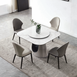 DINING SET WITH CERAMIC TABLE TOP
