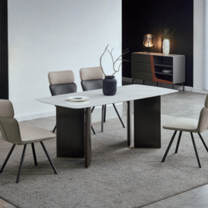 DINING SET WITH CERAMIC TABLE TOP