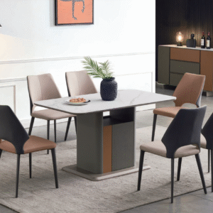 DINING SET WITH CERAMIC TABLE TOP