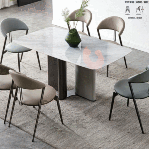 DINING SET WITH CERAMIC TABLE TOP