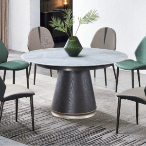 DINING SET WITH MARBLE TABLE TOP