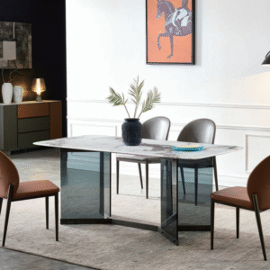 DINING SET WITH CERAMIC TABLE TOP