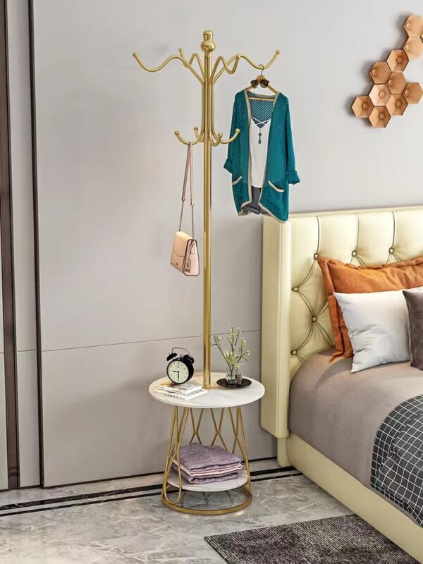 COAT RACK WITH NIGHT TABLE