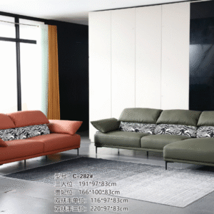 L SHAPE SOFA & 2 SEATER